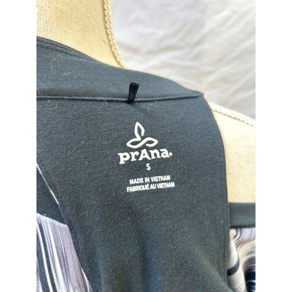 Prana Halter Dress Women's Small Gray Black Patterned Sleeveless Small - Picture 6 of 8